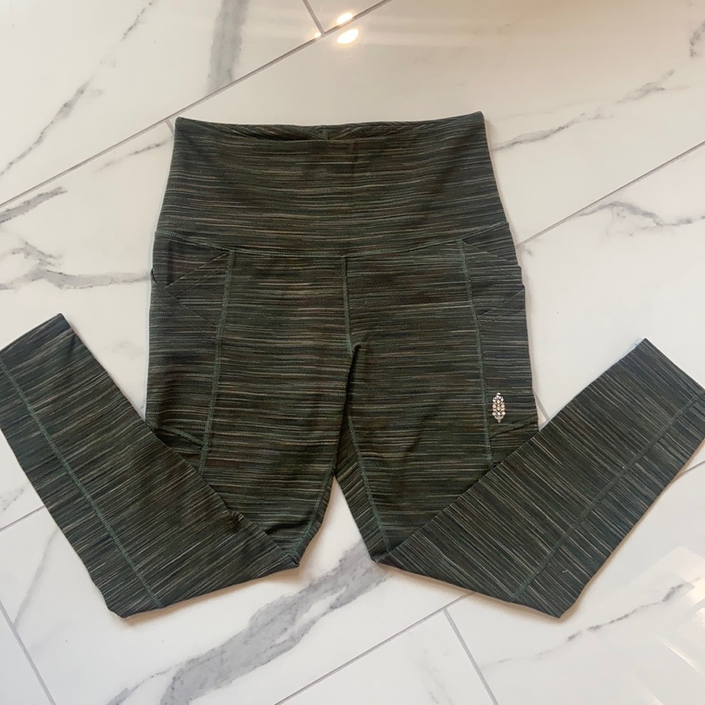 Free People Movement Leggings - Army Green - M